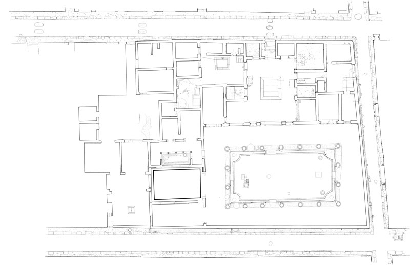 Planimetric survey Casa dei Vettii Pompeii Naples