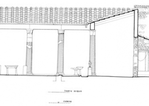 Archeologia rilievo sezioni Casa dei Vettii Pompei Napoli Studio 3R